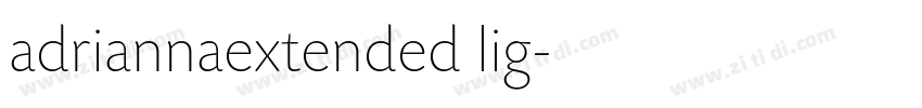 adriannaextended lig字体转换